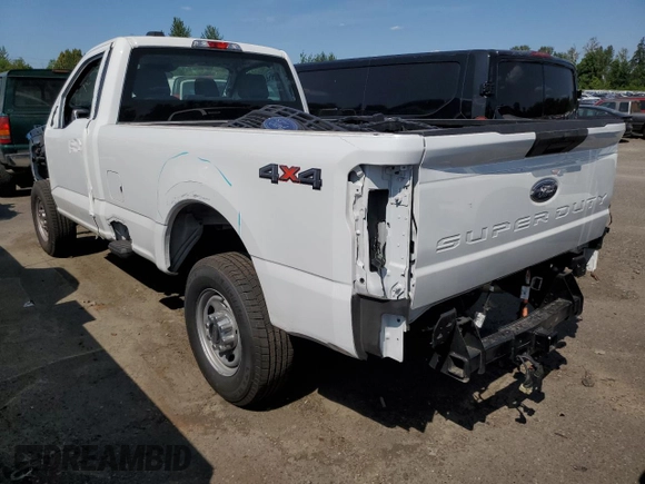 2024 Ford F-250 XL with VIN 1FTBF2BA1RED63447, listed as a Copart auction lot 57393255 with 12,343 mi miles and Salvage title. Bid and sale history available at DreamBid. Image 2.