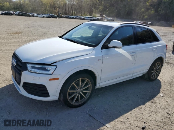 2017 Audi Q3 Prestige z VIN WA1GCCFS9HR007952, wystawiony jako Copart lot #54565915 z przebiegiem 184 197 mil mil oraz Czysty tytuł • Clean title. Historia ofert i sprzedaży dostępna na DreamBid. Obrazek 1.