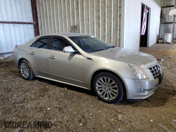 2013 Cadillac CTS Performance with VIN 1G6DK5E30D0157791, listed as a Copart auction lot 83798544 with 124,638 mi miles and Salvage Title. Bid and sale history available at DreamBid. Image 4.