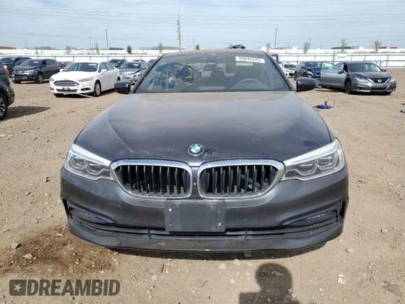 2018 BMW 5 Series 540i xDrive with VIN WBAJE7C51JWC56846, listed as a Copart auction lot 55692525 with Not provided miles and Salvage title. Bid and sale history available at DreamBid. Image 5.