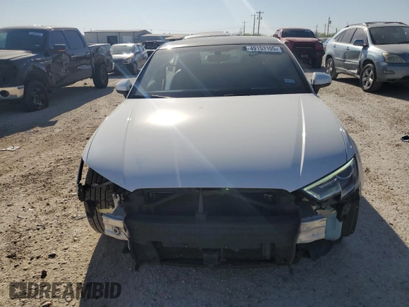 2019 Audi A3 Sedan Premium with VIN WAUAUGFF3KA118230, listed as a Copart auction lot 49153105 with 48,985 mi miles and Salvage Title. Bid and sale history available at carsss.com. Image 5.