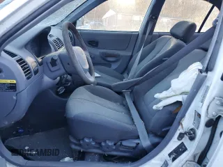 2005 Hyundai Accent GLS with VIN KMHCG45C25U613302, listed as a Copart auction lot 78798254 with 139,734 mi miles and Salvage Title. Bid and sale history available at carsss.com. Image 7.