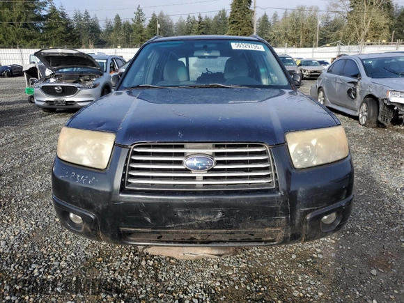 2006 Subaru Forester 2.5 X with VIN JF1SG63606H753809, listed as a Copart auction lot 50329755 with 0 mi miles and Salvage Title. Bid and sale history available at carsss.com. Image 5.