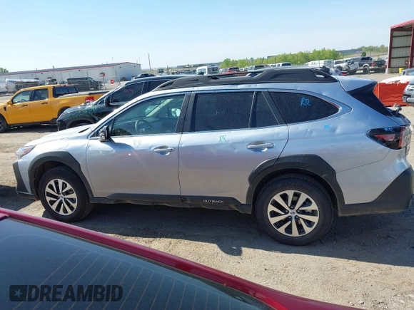 2025 Subaru Outback Premium with VIN 4S4BTACC7S3169389, listed as a IAAI auction lot 42180479 with 13,479 mi miles and . Bid and sale history available at DreamBid. Image 14.