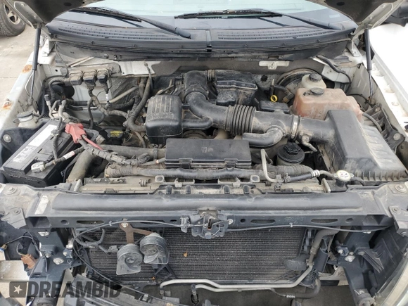 2010 Ford F-150 XL with VIN 1FTFX1CV6AKA84169, listed as a Copart auction lot 81760144 with 281,005 mi miles and Salvage Title. Bid and sale history available at carsss.com. Image 11.