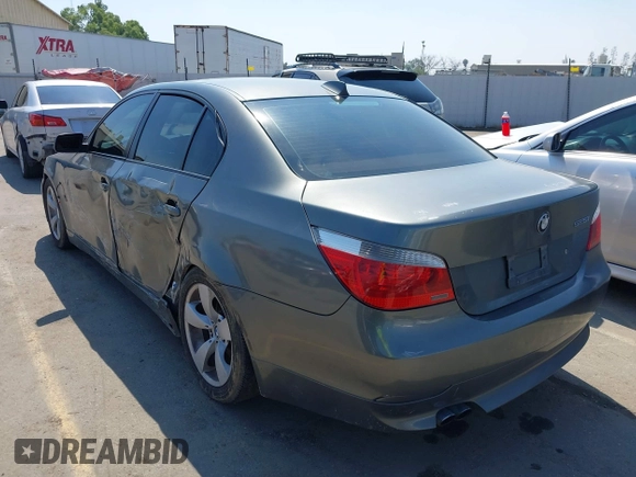 2006 BMW 5 Series 525i with VIN WBANE53576CK83657, listed as a IAAI auction lot 41858035 with 148,887 mi miles. Bid and sale history available at carsss.com. Image 3.