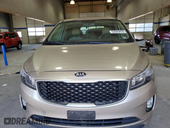 2015 Kia Sedona EX with VIN KNDMC5C1XF6020093, listed as a Copart auction lot 53555475 with 172,154 mi miles and Clean Title. Bid and sale history available at carsss.com. Image 5.