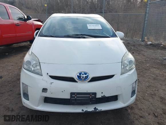 2011 Toyota Prius I with VIN JTDKN3DU1B1427404, listed as a IAAI auction lot 41783804 with 207,899 mi miles. Bid and sale history available at carsss.com. Image 12.