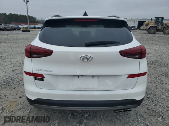2021 Hyundai Tucson Ultimate with VIN KM8J33AL8MU371486, listed as a Copart auction lot 43250025 with 41,760 mi miles and Salvage title. Bid and sale history available at DreamBid. Image 6.