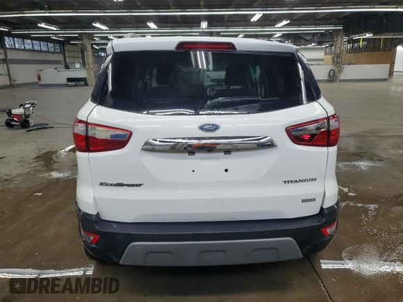 2019 Ford EcoSport Titanium with VIN MAJ3S2KEXKC267830, listed as a Copart auction lot 54742805 with 68,292 mi miles and Clean Title. Bid and sale history available at DreamBid. Image 6.