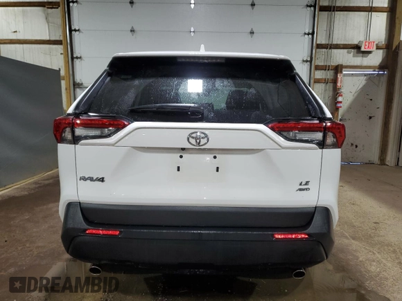 2024 Toyota RAV4 LE with VIN 2T3F1RFV4RW470118, listed as a Copart auction lot 50892435 with 25,162 mi miles and Non Repairable. Bid and sale history available at carsss.com. Image 6.