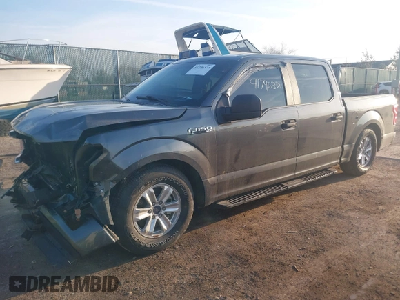2018 Ford F-150 XL with VIN 1FTEW1E53JFD33161, listed as a IAAI auction lot 41796374 with 64,910 mi miles. Bid and sale history available at carsss.com. Image 18.