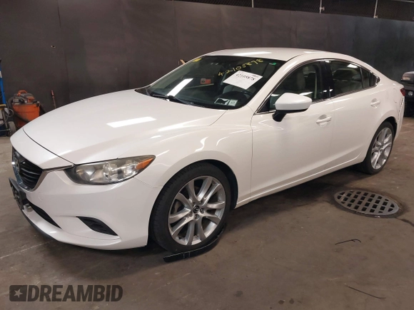 2014 Mazda Mazda6 i Touring with VIN JM1GJ1V68E1147067, listed as a IAAI auction lot 42105878 with 102,684 mi miles. Bid and sale history available at carsss.com. Image 17.