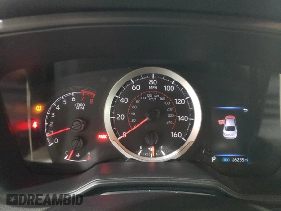 2022 Toyota Corolla SE with VIN 5YFS4MCE2NP116065, listed as a Copart auction lot 51207445 with 26,235 mi miles and Salvage Title. Bid and sale history available at DreamBid. Image 9.