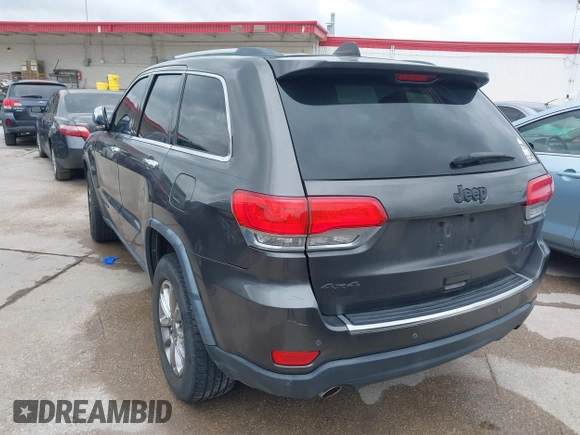 2014 Jeep Grand Cherokee Limited with VIN 1C4RJFBG4EC227165, listed as a IAAI auction lot 42135232 with 105,873 mi miles. Bid and sale history available at carsss.com. Image 3.