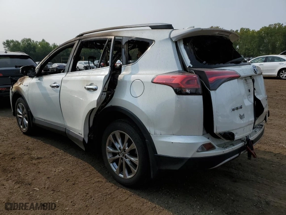 2017 Toyota RAV4 Hybrid Limited with VIN JTMDJREV4HD145943, listed as a Copart auction lot 67702584 with 0 mi miles and Non Repairable. Bid and sale history available at carsss.com. Image 2.
