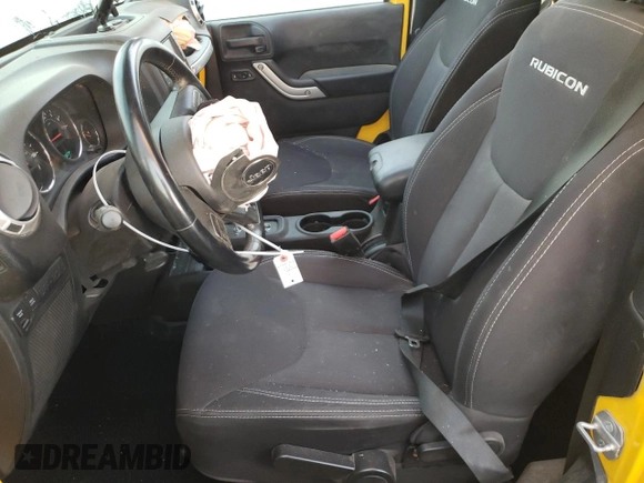 2015 Jeep Wrangler Rubicon with VIN 1C4BJWCGXFL559838, listed as a Copart auction lot 63685704 with 97,917 mi miles and Non repairable. Bid and sale history available at DreamBid. Image 7.