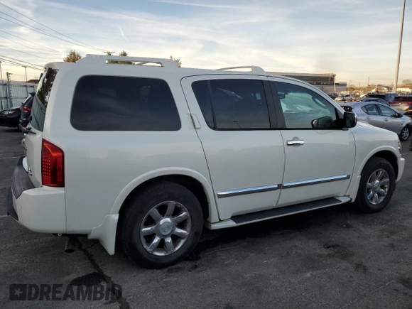 2005 Infiniti QX56 with VIN 5N3AA08C25N805477, listed as a Copart auction lot 80554204 with 197,257 mi miles and Salvage Title. Bid and sale history available at carsss.com. Image 3.