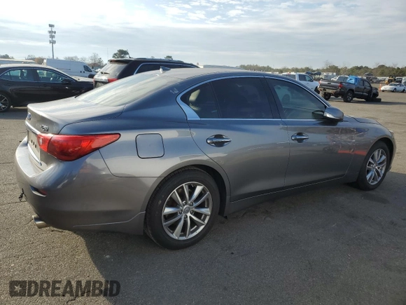 2017 Infiniti Q50 2.0t Sport with VIN JN1CV7AR2HM681807, listed as a Copart auction lot 79299294 with 61,816 mi miles and Salvage Title. Bid and sale history available at carsss.com. Image 3.