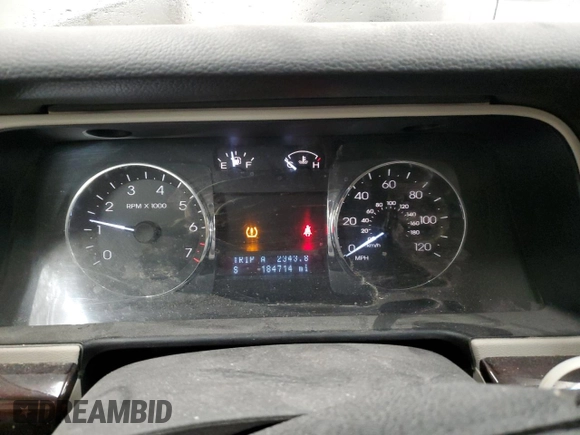 2008 Lincoln MKZ with VIN 3LNHM28TX8R655159, listed as a Copart auction lot 41790555 with 184,714 mi miles and Salvage Title. Bid and sale history available at DreamBid. Image 9.