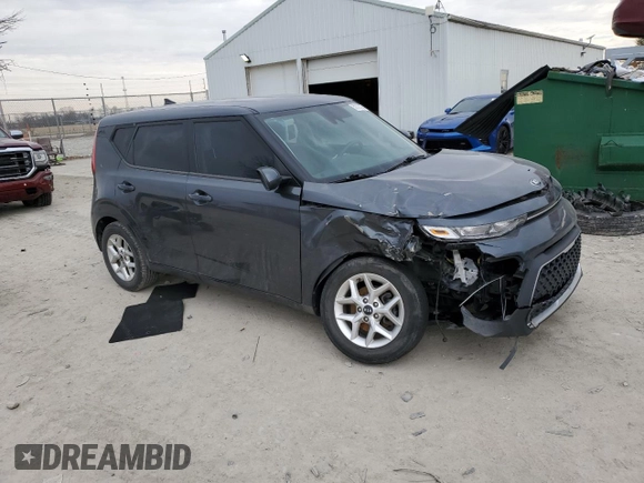 2021 Kia Soul S with VIN KNDJ23AU1M7740879, listed as a Copart auction lot 50702135 with 74,707 mi miles and Salvage Title. Bid and sale history available at carsss.com. Image 4.