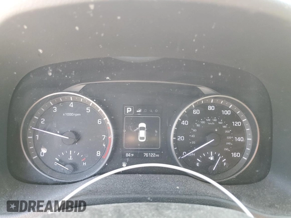 2018 Hyundai Elantra SEL with VIN 5NPD84LF5JH221874, listed as a Copart auction lot 54528095 with 76,122 mi miles and Salvage Title. Bid and sale history available at DreamBid. Image 9.