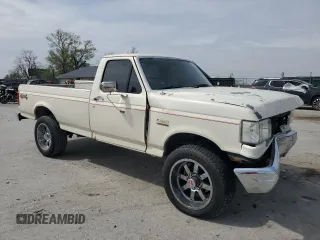 1991 Ford F-250 with VIN 1FTHF26H7MLA14640, listed as a Copart auction lot 50958955 with 75,522 mi miles and Salvage Title. Bid and sale history available at carsss.com. Image 4.