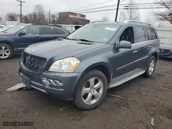2011 Mercedes-Benz GL-Class GL 450 with VIN 4JGBF7BE1BA652272, listed as a Copart auction lot 51119115 with 0 mi miles and Salvage Title. Bid and sale history available at carsss.com. Image 1.