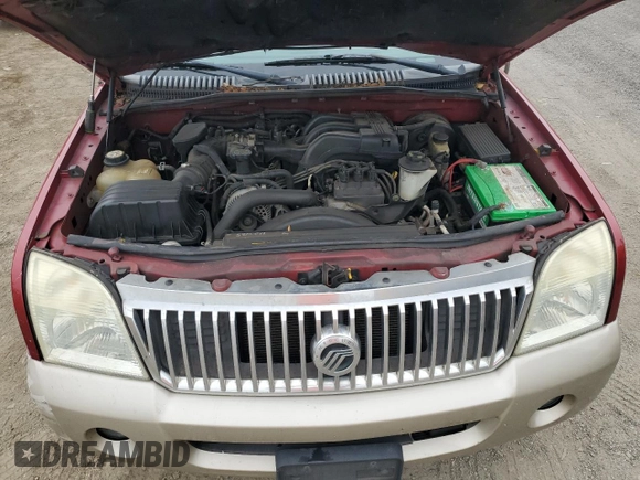 2004 Mercury Mountaineer Convenience with VIN 4M2ZU86K84UJ14100, listed as a Copart auction lot 62546425 with 178,180 mi miles and Salvage title. Bid and sale history available at DreamBid. Image 11.