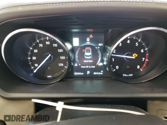 2016 Land Rover Range Rover Sport V6 HSE with VIN SALWR2PF9GA653638, listed as a Copart auction lot 50722635 with 177,555 mi miles and Clean Title. Bid and sale history available at carsss.com. Image 9.