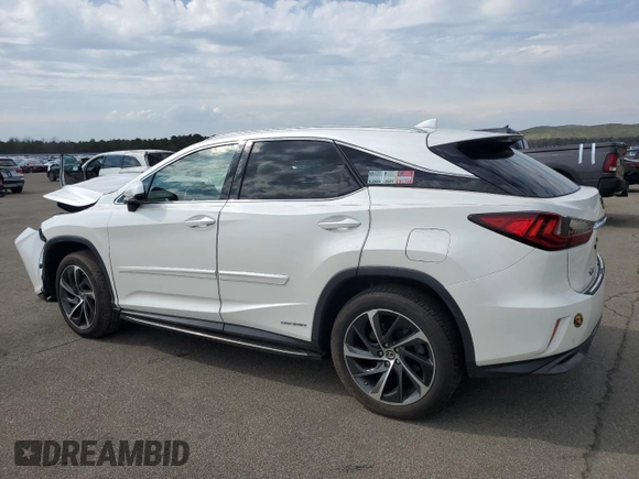 2019 Lexus RX 450h with VIN 2T2BGMCA1KC033769, listed as a Copart auction lot 53275945 with 41,639 mi miles and Salvage title. Bid and sale history available at DreamBid. Image 2.