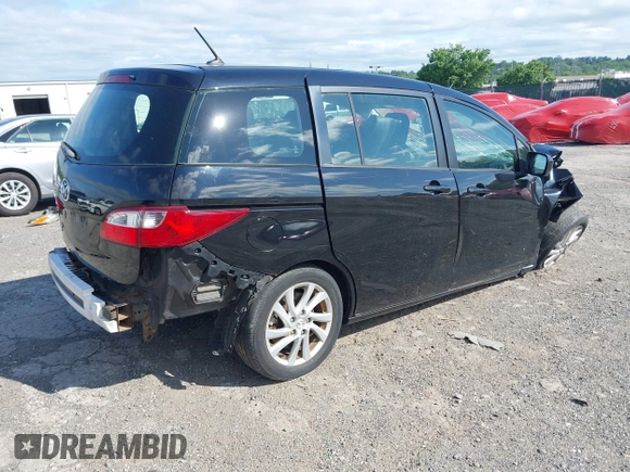 2012 Mazda 5 Sport with VIN JM1CW2BL9C0107826, listed as a IAAI auction lot 42297368 with Not provided miles and . Bid and sale history available at DreamBid. Image 4.
