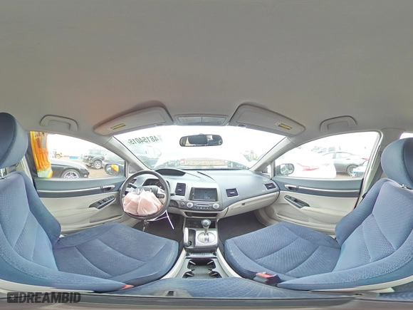 2008 Honda Civic Hybrid with VIN JHMFA36228S028883, listed as a Copart auction lot 48154015 with 166,740 mi miles and Salvage Title. Bid and sale history available at carsss.com. Image 13.
