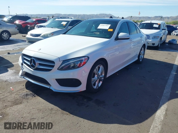 2015 Mercedes-Benz C 300 Luxury with VIN 55SWF4KB6FU087362, listed as a IAAI auction lot 42083502 with 98,834 mi miles and . Bid and sale history available at carsss.com. Image 17.