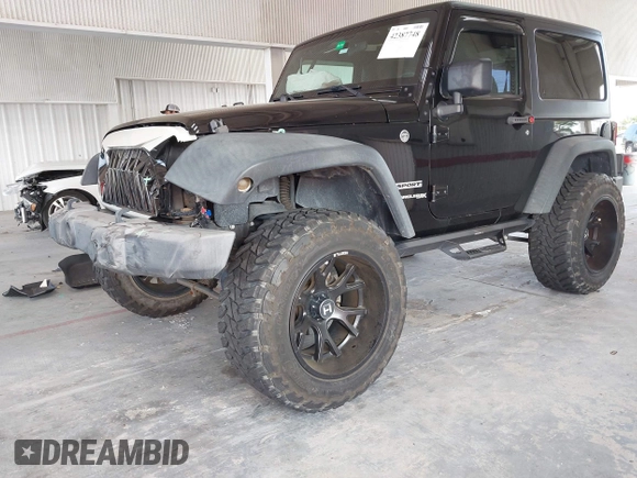 2018 Jeep Wrangler Sport S with VIN 1C4GJWAG3JL927925, listed as a IAAI auction lot 42387748 with 48,447 mi miles and . Bid and sale history available at DreamBid. Image 17.