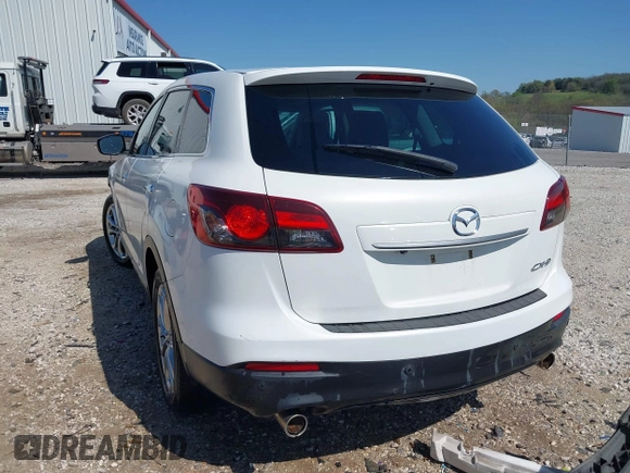 2013 Mazda CX-9 Grand Touring with VIN JM3TB2DA3D0403697, listed as a IAAI auction lot 41976262 with 127,117 mi miles and . Bid and sale history available at DreamBid. Image 3.