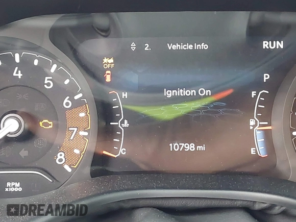 2024 Jeep Compass Sport с VIN 3C4NJDAN9RT105303, выставлен на аукционе IAAI как лот 41554518 с пробегом 10 798 миль миль и . История ставок и продаж доступна на DreamBid. Изображение 15.