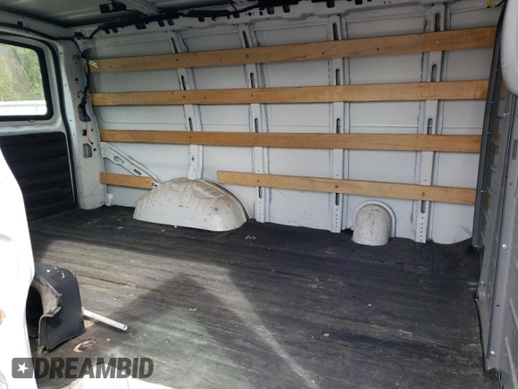 2017 GMC Savana Cargo Van with VIN 1GTW7AFF7H1906806, listed as a Copart auction lot 81203694 with 53,426 mi miles and Salvage Title. Bid and sale history available at carsss.com. Image 11.