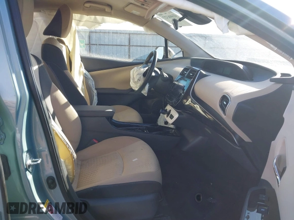 2018 Toyota Prius Two with VIN JTDKARFU1J3057604, listed as a IAAI auction lot 41446327 with 72,023 mi miles. Bid and sale history available at carsss.com. Image 5.