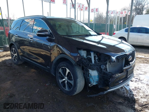 2016 Kia Sorento EX with VIN 5XYPHDA12GG020664, listed as a IAAI auction lot 41476594 with 111,892 mi miles and . Bid and sale history available at DreamBid. Image 1.