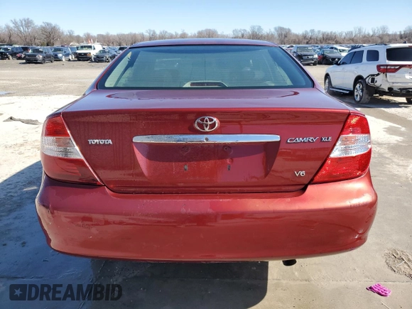 2004 Toyota Camry LE with VIN 4T1BF30K94U063201, listed as a Copart auction lot 47282565 with Not Provided miles and Salvage Title. Bid and sale history available at DreamBid. Image 6.
