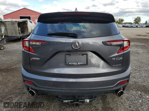 2020 Acura RDX w/A-Spec Pkg with VIN 5J8TC2H60LL802819, listed as a Copart auction lot 72261974 with 62,913 mi miles and Clean Title. Bid and sale history available at carsss.com. Image 6.