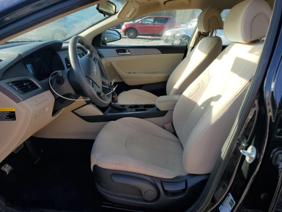 2017 Hyundai Sonata 2.4L with VIN 5NPE24AF2HH452444, listed as a Copart auction lot 49631095 with 67,149 mi miles and Salvage Title. Bid and sale history available at carsss.com. Image 7.