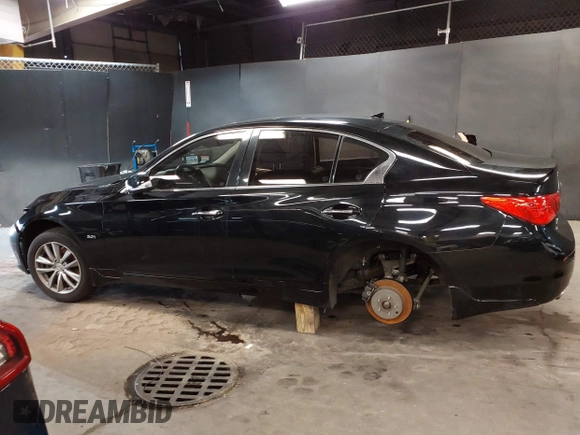 2017 Infiniti Q50 Premium z VIN JN1EV7AR7HM834870, wystawiony jako IAAI lot #42381151 z przebiegiem 89 438 mil mil oraz . Historia ofert i sprzedaży dostępna na DreamBid. Obrazek 14.