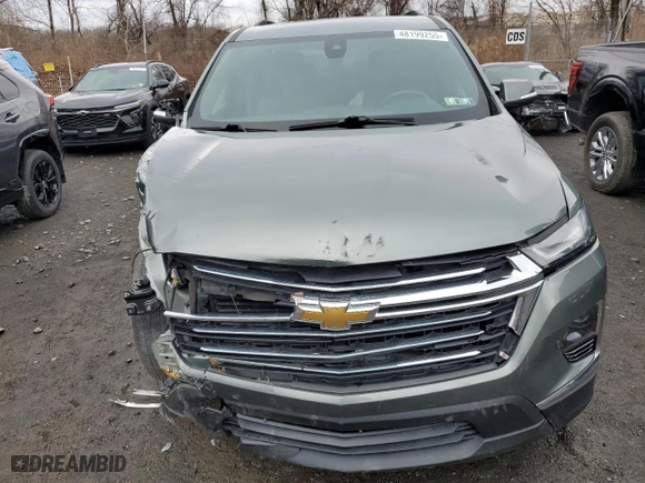 2022 Chevrolet Traverse LT Leather with VIN 1GNEVHKW4NJ177926, listed as a Copart auction lot 48199255 with 35,579 mi miles and Salvage Title. Bid and sale history available at carsss.com. Image 5.