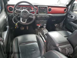 2020 Jeep Gladiator Rubicon z VIN 1C6JJTBG7LL102712, wystawiony jako Copart lot #60887965 z przebiegiem 80 262 mil mil oraz Szkoda całkowita • Salvage title. Historia ofert i sprzedaży dostępna na DreamBid. Obrazek 8.