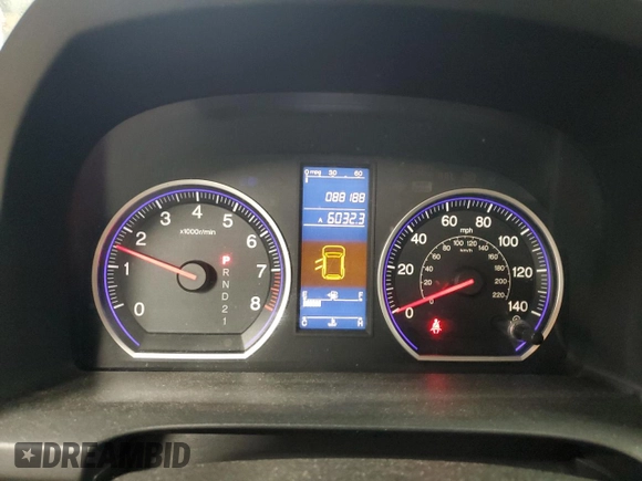 2010 Honda CR-V LX with VIN 5J6RE3H35AL033532, listed as a Copart auction lot 58462075 with 88,188 mi miles and Salvage title. Bid and sale history available at DreamBid. Image 9.