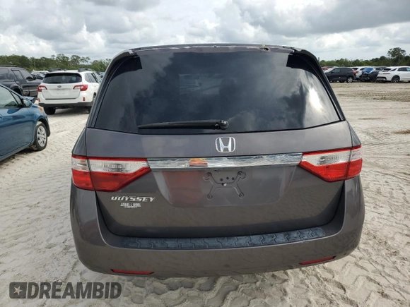2013 Honda Odyssey EX z VIN 5FNRL5H4XDB077730, wystawiony jako Copart lot #74888294 z przebiegiem Nie podano mil oraz Szkoda całkowita • Salvage title. Historia ofert i sprzedaży dostępna na DreamBid. Obrazek 6.