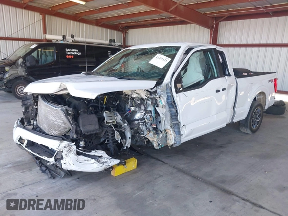 2023 Ford F-150 XL with VIN 1FTEX1CP1PKE18310, listed as a IAAI auction lot 42337133 with 26,931 mi miles and . Bid and sale history available at DreamBid. Image 2.