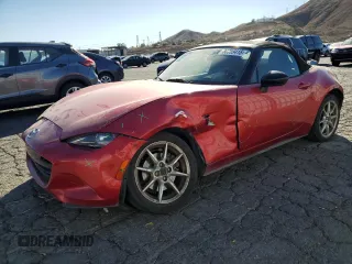 2017 Mazda MX-5 Miata Sport with VIN JM1NDAB78H0124135, listed as a Copart auction lot 88089415 with 145,338 mi miles and Salvage title. Bid and sale history available at DreamBid. Image 1.